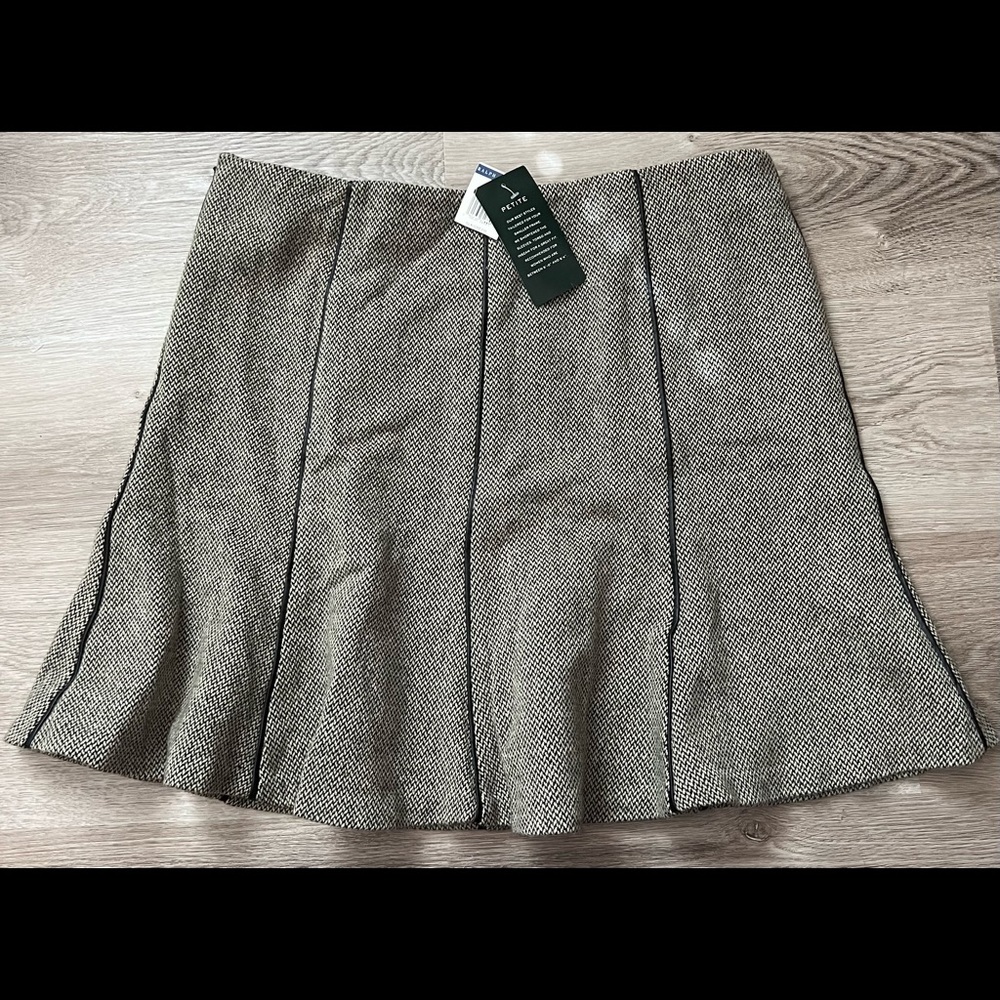 NWT - Wool Ralph Lauren A-Line Skirt - Size 12P